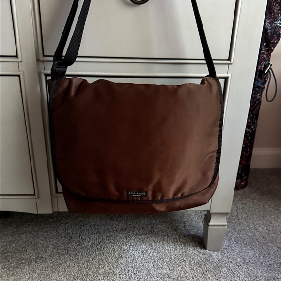 Vintage Kate Spade Nylon Messenger Bag - Picture 1 of 6